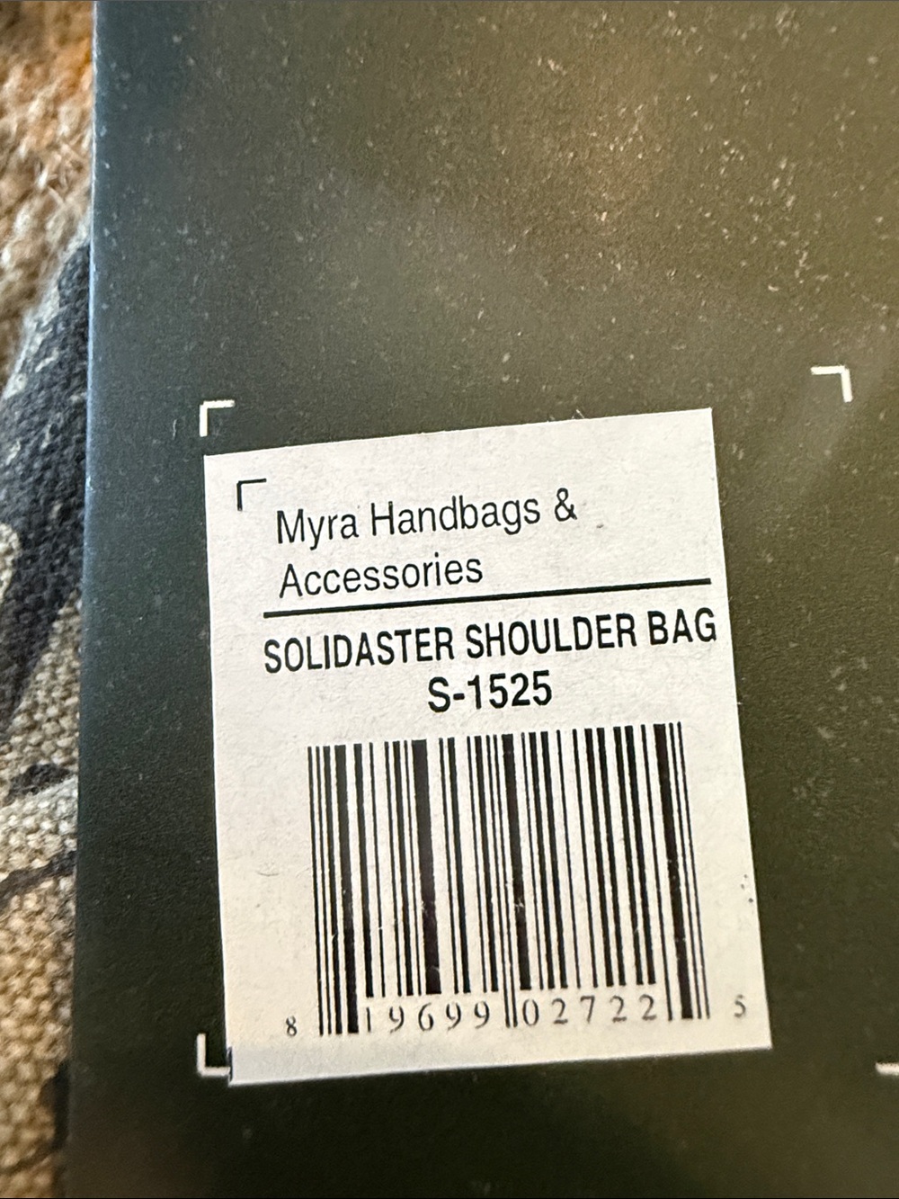 MYRA SOLIDASTER SHOULDER BAG NWT - Picture 9 of 9